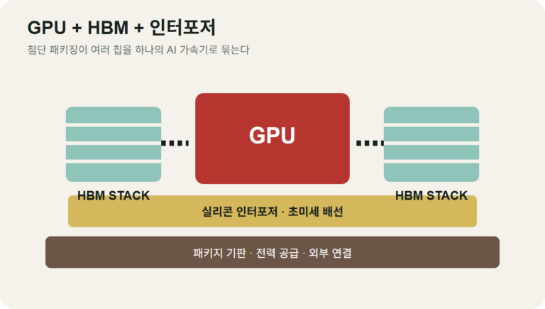 AI 반도체 기술③ 첨단 패키징 — GPU와 HBM은 어떻게 하나의 AI 반도체가 될까? 대표 이미지